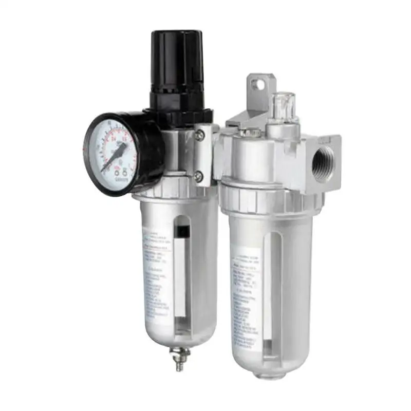 

SFC400 Oil Water Separator Regulator Manual Pneumatic Air Pressure Compressor Filter Gauge Trap for Compressor Spray Paint Gun