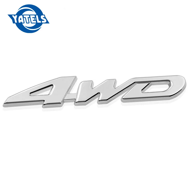 

3D 4WD 4x4 Metal Sticker For Citroen c4 c5 Suzuki Grand Vitara 2016 Swift SX4 Jeep Renegade Wrangler Grand Cherokee Accessories
