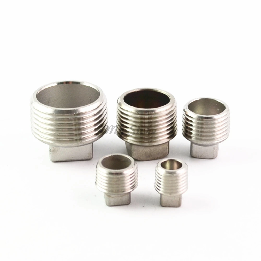 304 фотолюминесцентный квадратный штекер с резьбой|male thread|stainless steel pipe fittingpipe fittings |