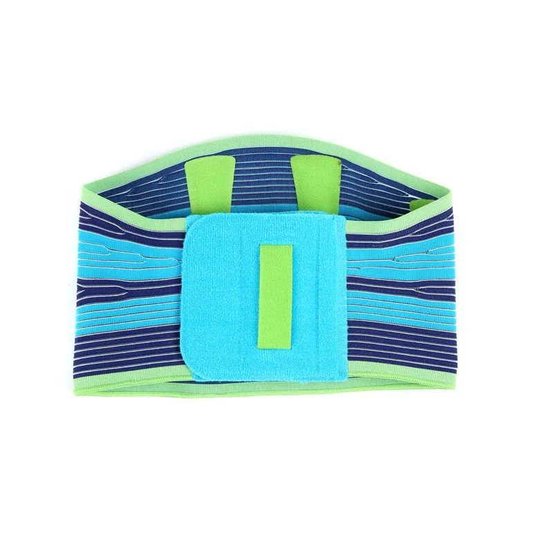 Небесно-Голубой спортивный поддерживающий пояс для спины с четырьмя поддерживающими стержнями высокого качества из силикагеля