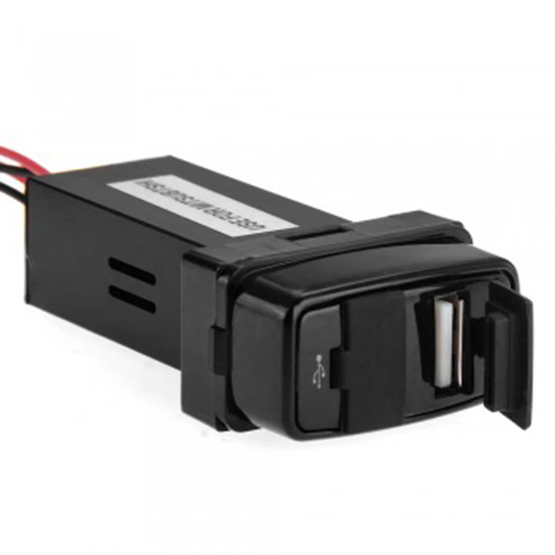 

Dewtreetali Car 2.1A Dual USB Port Socket Mobile Phone Charger + Audio Input For Mitsubishi