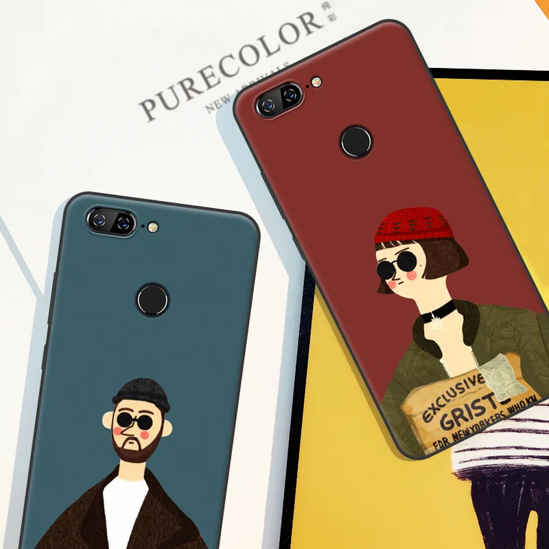 For Lenovo S5/K520 case,PureColor Couples Style painted
