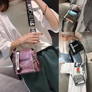 

New Arrival Women Bags Purse Shoulder Handbag Messenger Laser Satchel Cross Body Bag