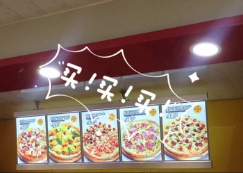 

5units/column A3 Slim Restaurant Menu Boards,LED Backlit Outdoor Signs LIghtbox for Fast Food Restaurant/Pizza Shop