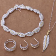 AS132 Популярные Ювелирные наборы из серебра 925 пробы, серьги 152+ ожерелье 305+ кольцо 264+ браслет 109/afkaiwra alxajdea