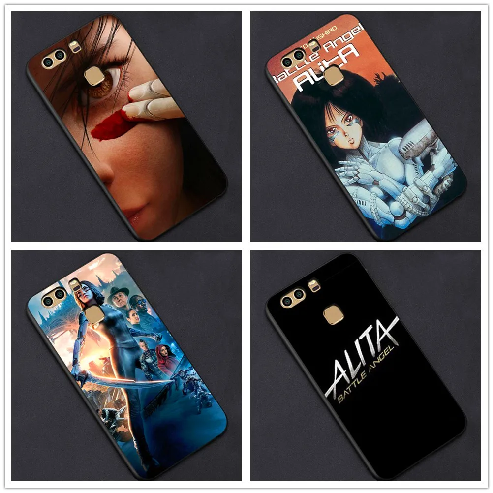 Новый фильм Алита боевой Ангел ТПУ Телефон чехол для Huawei P8 p10 p20 lite p8l2016 p9l16 p9l2017 p8l2017