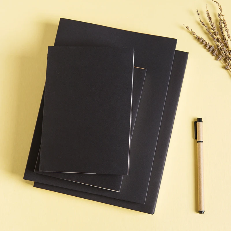 16K/32K Vintage Kraft Cover White Blank Pages Sketchbook Diary Drawing Book Notebook Graffiti Book School Office Supplies water magic graffiti cloth book 4 pages cartoon canvas book
