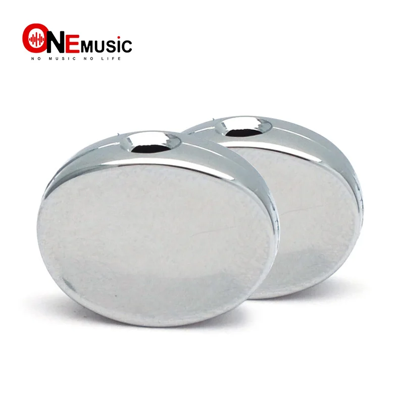 6Pcs Silver Small Oval Plastic Guitar Tuning Pegs keys Tuners Machine Heads replacement Buttons