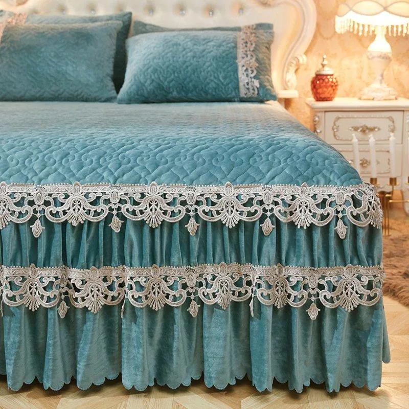 200x20 0 см/220x20 см/x см стеганая хлопковая кружевная кровати покрывало для набор