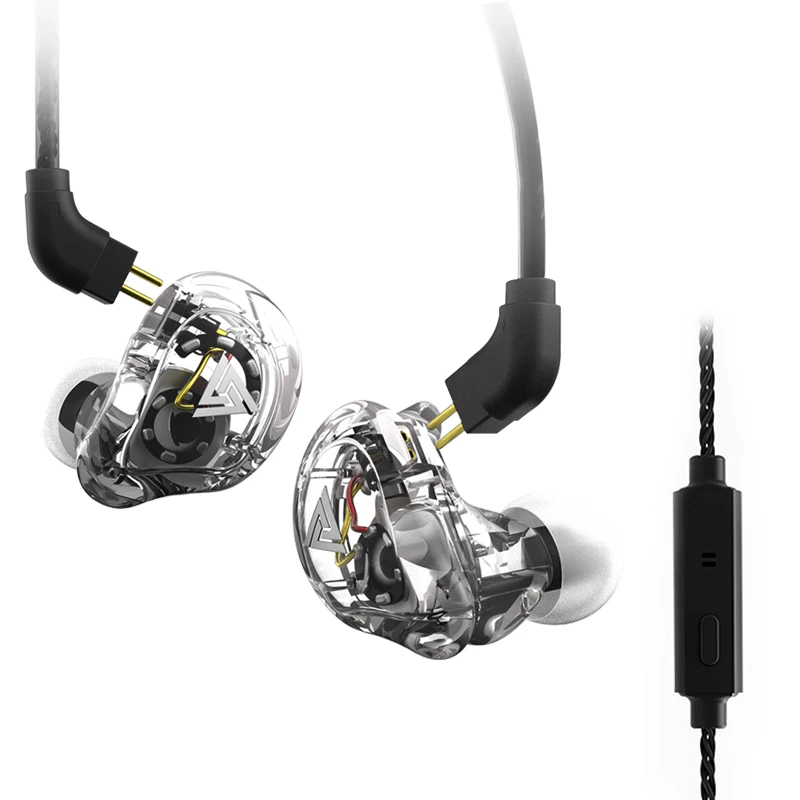 Наушники вкладыши Pizen QKZ VK1 Hi Fi DJ монитор Спортивная гарнитура для бега наушники с 2