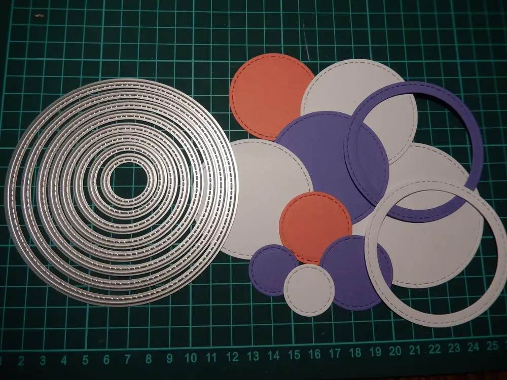 Circle shape Metal Die cutting Dies to DIY Scrapbooking Photo Album