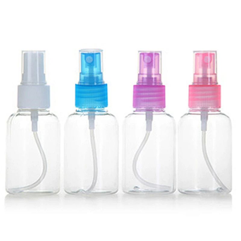 

5Pcs Beauty Transparent Clear Plastic Perfume Atomizer Empty Spray Bottle 50ml