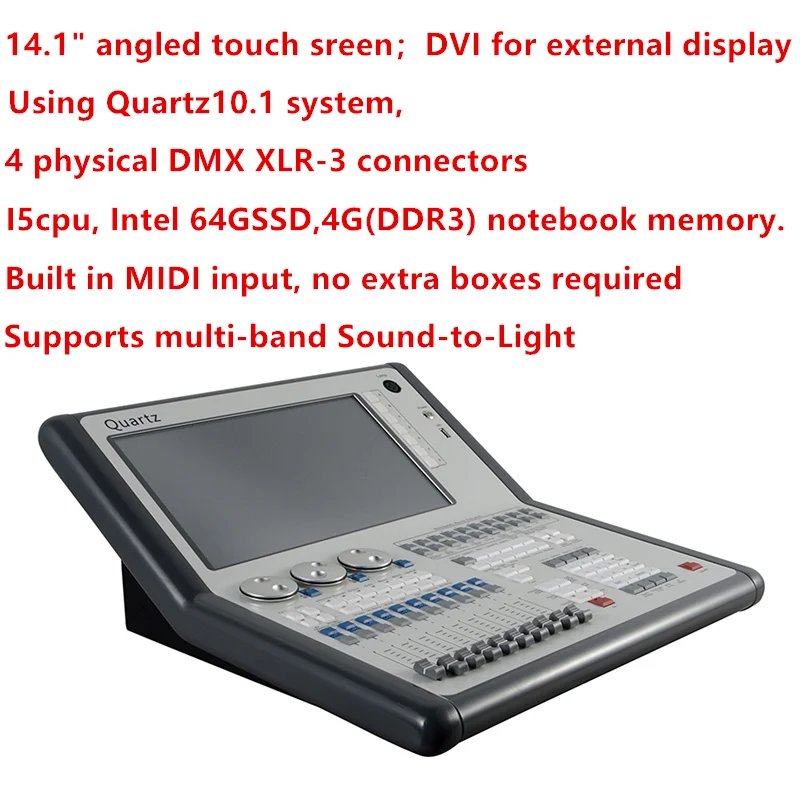 

Titan 10.0/10.1 System Quartz Console with DMX 512 Controller Flight Case Packing For Party Wedding Professional Lighting Shows