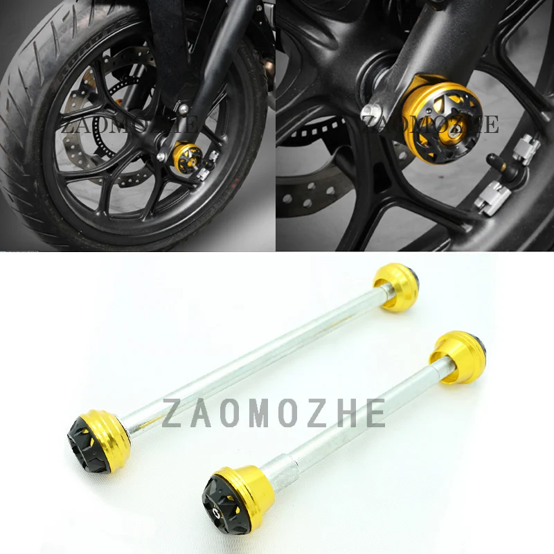 

Motorcycle front and rear axle crash mushrooms protectors sliders For Honda NC700X NC700S NC750S NC750X 2014 2015