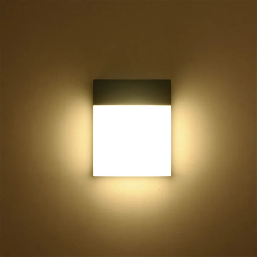 18W Outdoor Wall Lamp Corridor Stairs Balcony Aisle Waterproof Porch Wall Lights Terrace Simple Garden Wall Sconces BL37