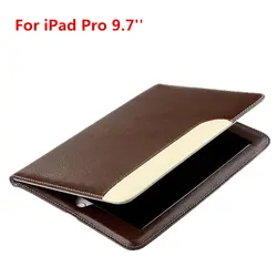 DIR-маоса для iPad Pro 9.7 ''случае Роскошные кожаные Smart Cover мягкий тонкий кожи Стенд держатель ручной ремень сумка для переноски модные Бизнес