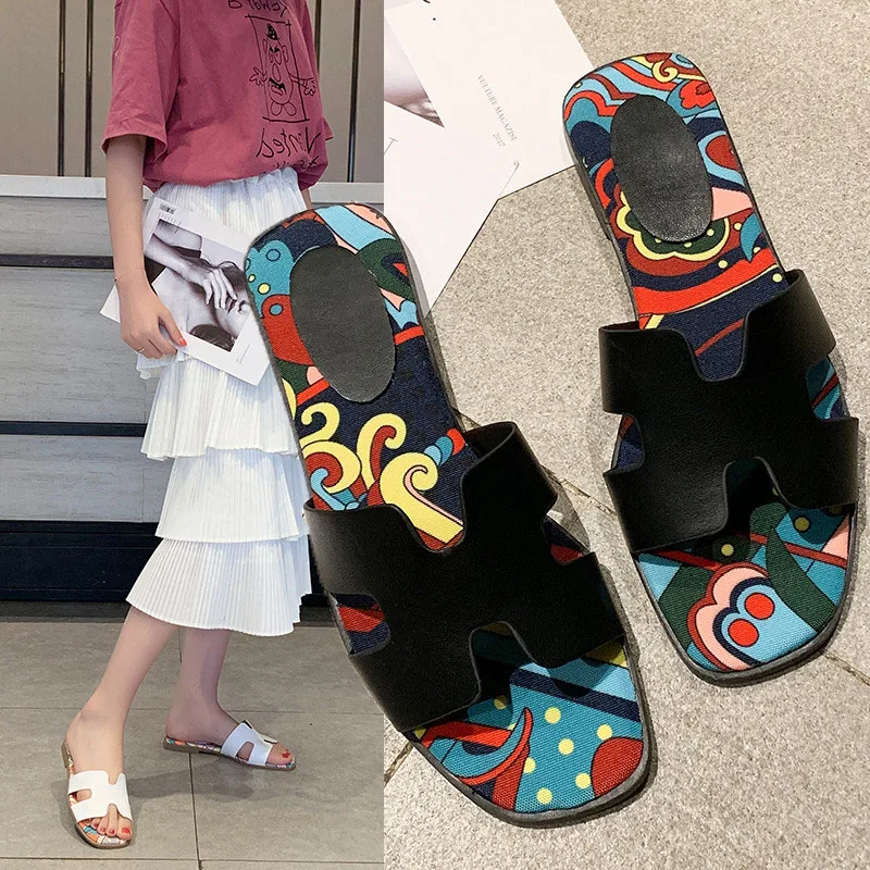 

2019 Women Slippers Flats Woman shoes Creative Summer Beach Flip Flops Ladies Fashion Slippers Home Female Lady Shoes For Women