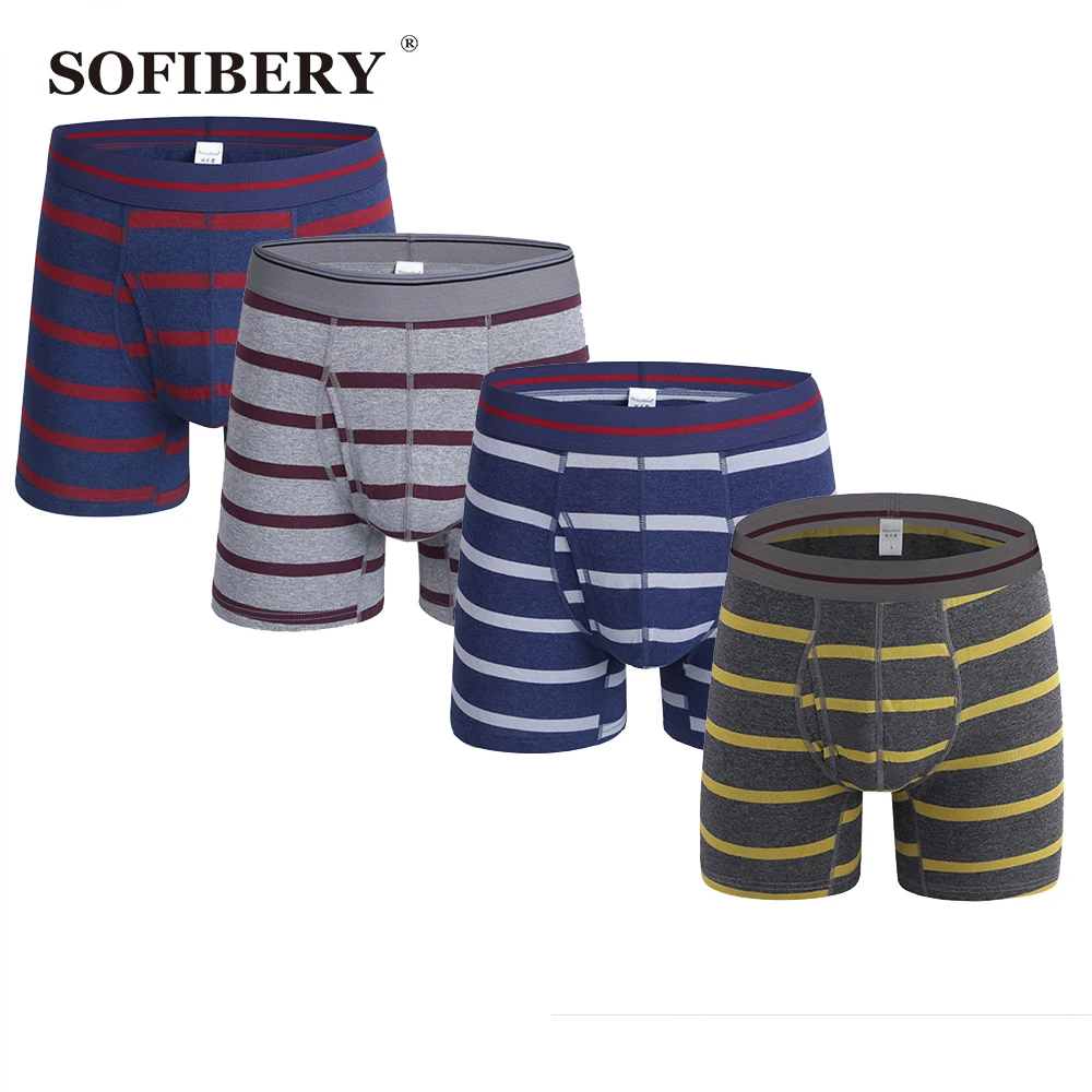 Buy Sofibery Men's underwear Extra long Men's boxers