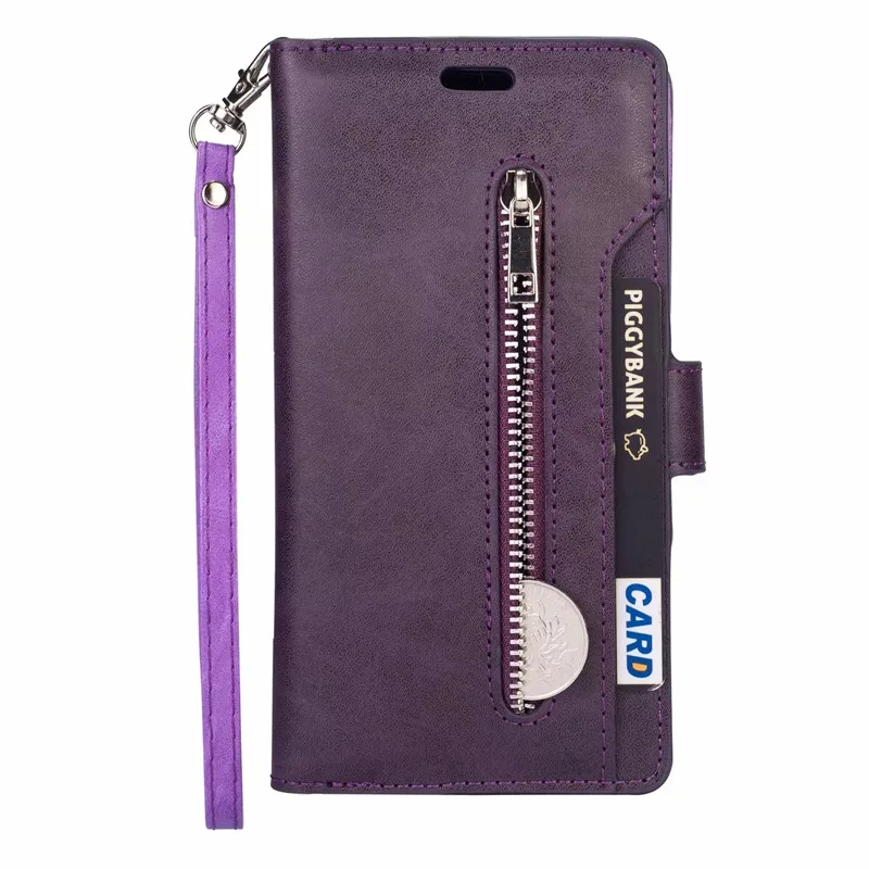 Роскошный кожаный чехол-книжка для samsung Galaxy A50 A70, мягкий чехол-Бумажник для телефона A10 A20 A30 M10 M20 M30, аксессуары для телефона - Цвет: purple