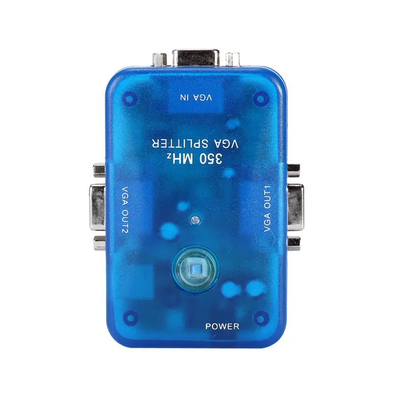 MT-VIKI VGA Video Splitter Distributor 1 input to 2 Output support widescreen LCD Monitors MT-3502-A MT-VIKI VGA Video Splitter Distributor 1 input to 2 Output support widescreen LCD Monitors MT-3502-A