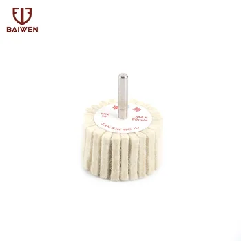 

5-20Pcs 50mm Wool Grinding Head Buffing Wheel 6mm Mandrel For polishing of mould and other metal Abrasive Tools