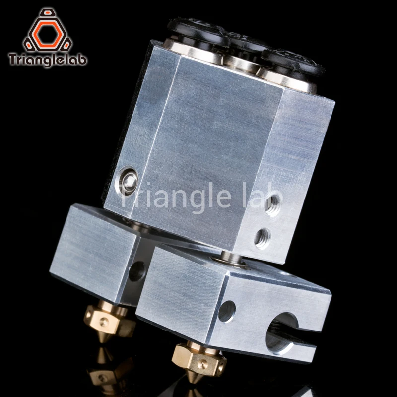 Pаспродажа Trianglelab настраивайте свою двойную экструзию + Химера + водяное охлаждение для 3d принтера для e3d hotend titan Экструдер 3d сенсорная насадка