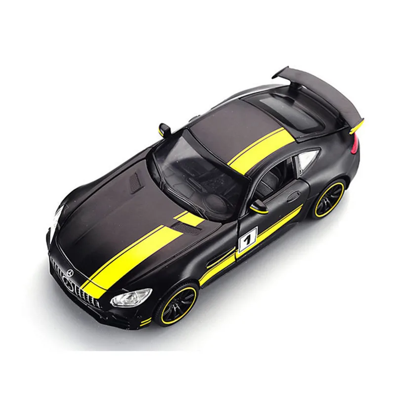 1:32 Mercedes-Benz AMG GT3 литая под давлением модель звук и светильник игрушка автомобиль