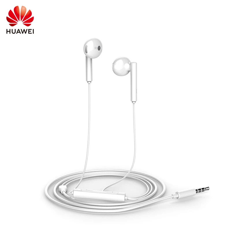 huawei регулятор громкости провод для наушников наушники для телефона музыка стерео Игры наушники с микрофоном для iphone Xiaomi - Цвет: White