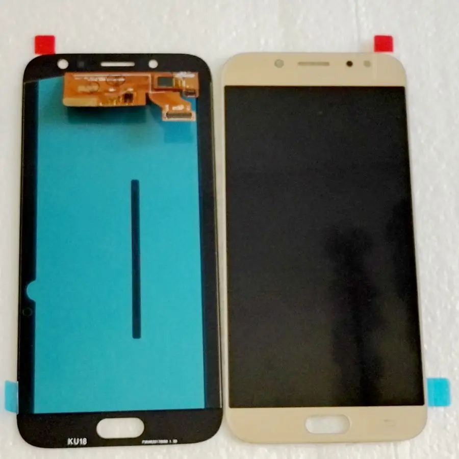 Koop Getest goed Voor Samsung Galaxy J7 2017 J730 j730F ds J730M J730fm ds Amoled LCD Met touch glas volledige voor reparatie telefoon display