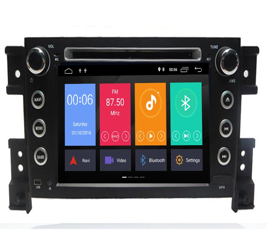 DSP ips Android 9,1 Автомобильный gps dvd-проигрыватель 2 DIN для SUZUKI GRAND VITARA 2007-2013 gps Радио стерео экран навигация/Android 9,1