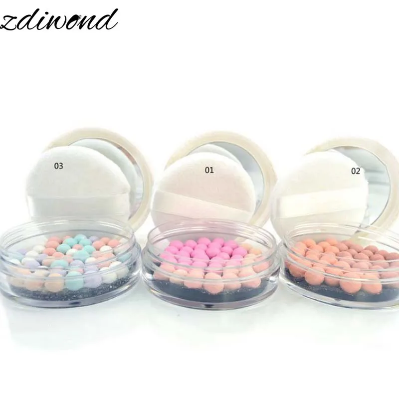 zdiwond Colorful Makeup Ball Blusher Matte Soft Silky Pressed Powder