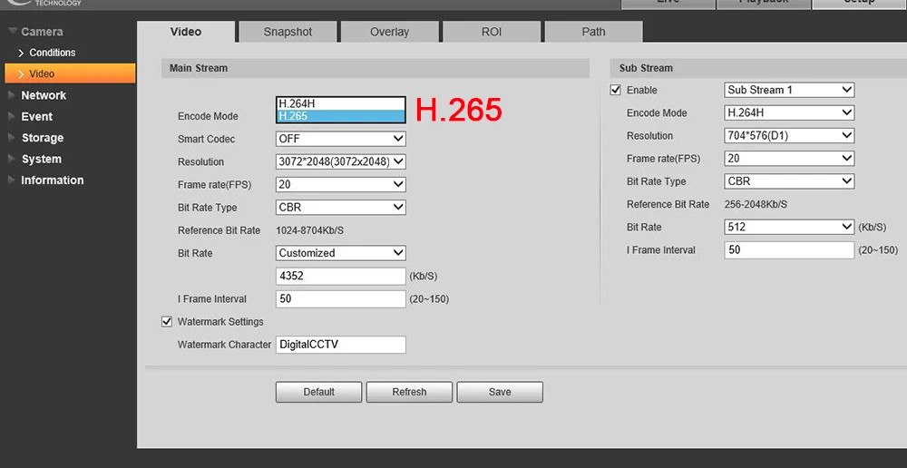 Encode mode