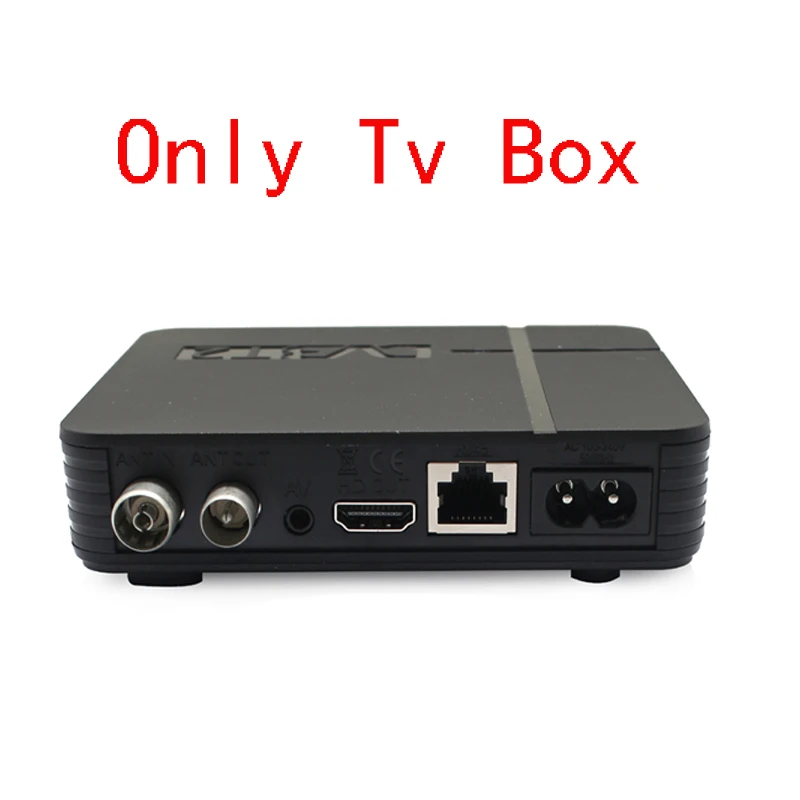 Мини DVB-T2 H.265/HEVC Полный совместимый DVB-T/H264 DVB T2 H265 Hevc Dolby AC3 IPTV Youtube эфирный цифровой тюнер K2 MAX - Цвет: Only Tv Box