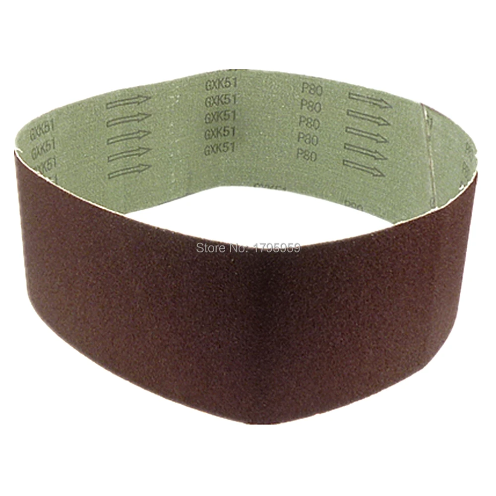 Belt Power Finger File Sander Abrasive Sanding Belts 915mm x 100mm 80 Grit P80 Resin Bond