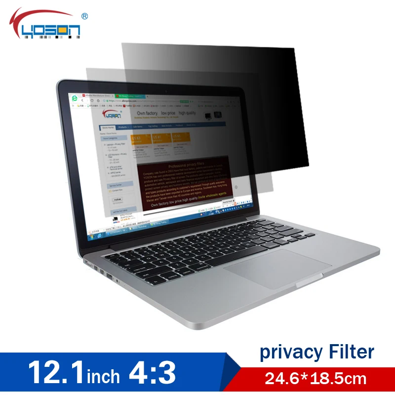 Privacy Screen for 12.1 inch (43 Ratio) Laptops Computer Monitor