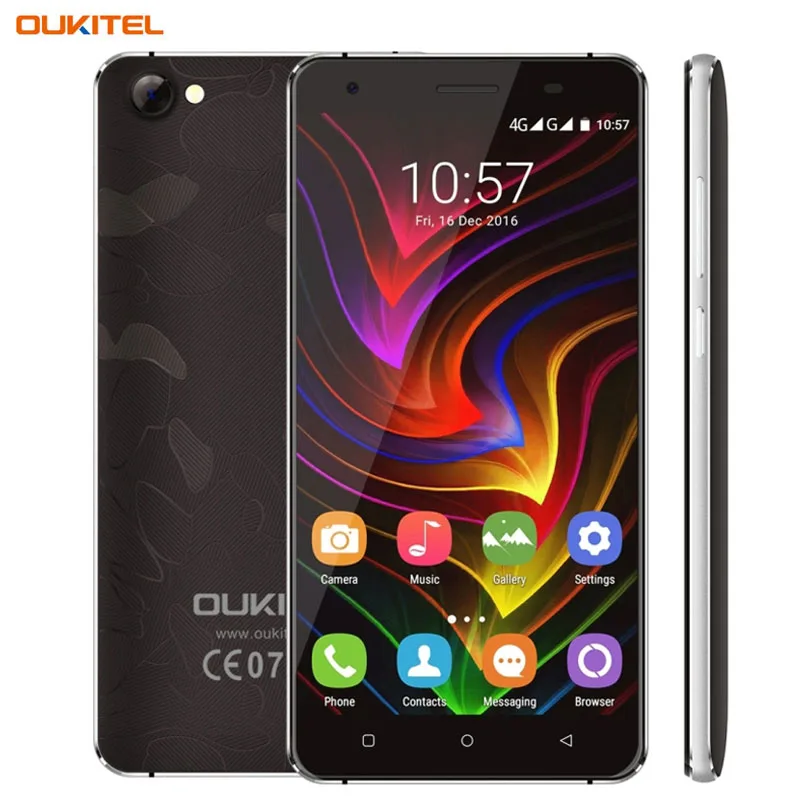 4G OUKITEL C5 Pro 2GB 16GB 5 0 inch Android 6 0 MTK6737 Quad Core up
