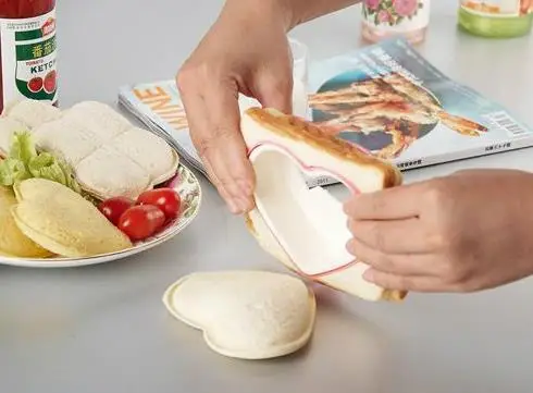 Формочки для бутербродов в форме сердца забавная форма для выпечки хлеба формочка для суши резак для печенья в нож для бисквита инструменты для украшения торта