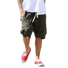 Лето дизайн модные в стиле хип-хоп повседневная мужская Шорты для женщин хлопок High Street свободные Шорты для женщин большие размеры карман повседневные шорты