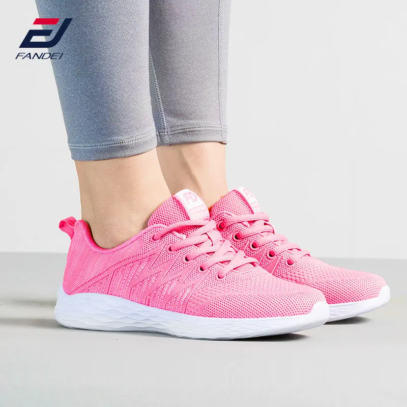 Aliexpress.com : Buy FANDEI 2018 Spring Pink Running Shoes For Women ...