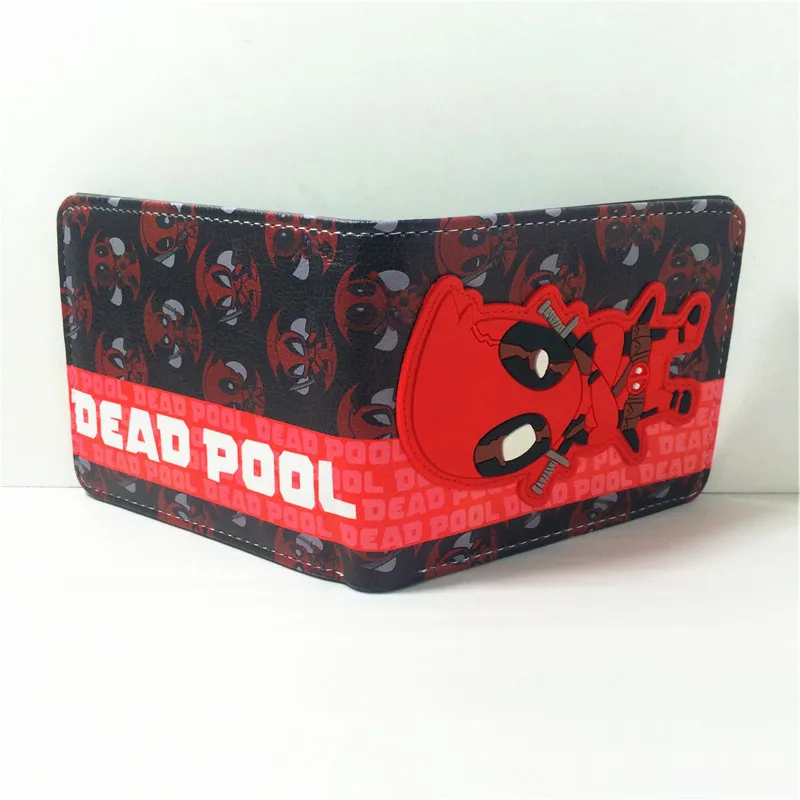 

Deadpool wallet animated cartoon fashion brand purse Young boys and girls purse personality Man purse W367