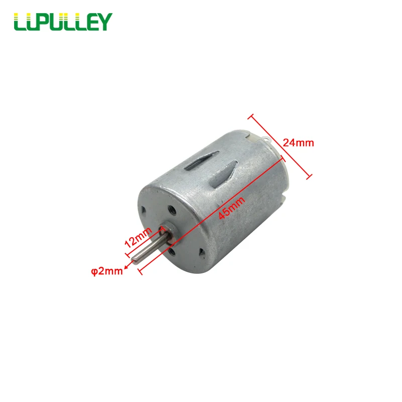 Мотор редуктор LUPULLEY R280 постоянный ток 3 в 6 9 В Электрический Шпиндельный