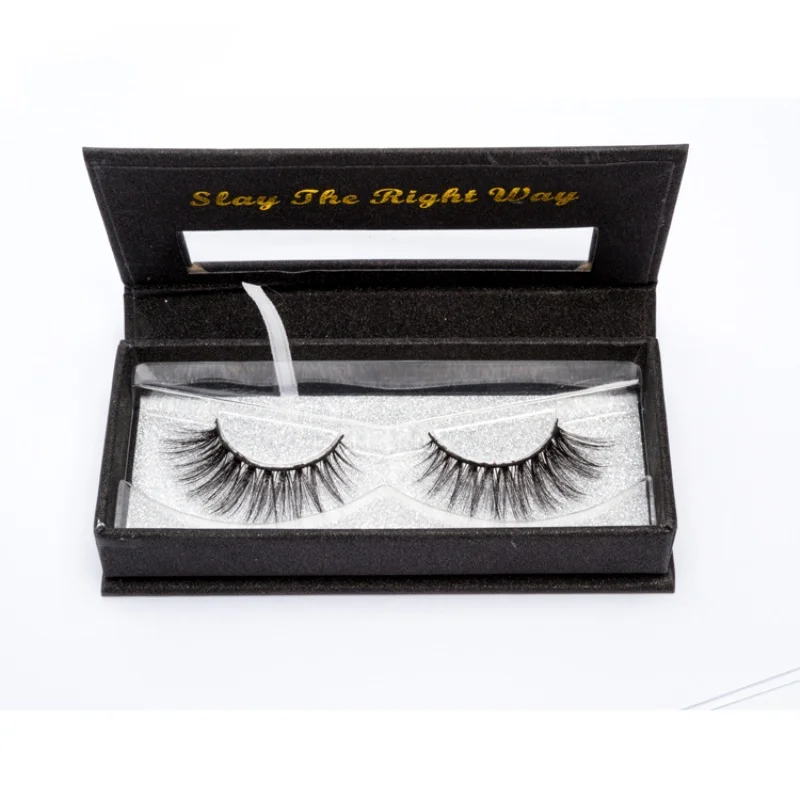 

Big Eye's Secret Custom Lashes Packaging 3D Mink Eyelashes False Lashes Russia Eyelash New Black Magnetic Box Free Shipping