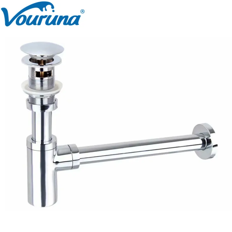 Захлопывающийся круглый клик VOURUNA Слив отходов и ловушка для бутылок п неныжная
