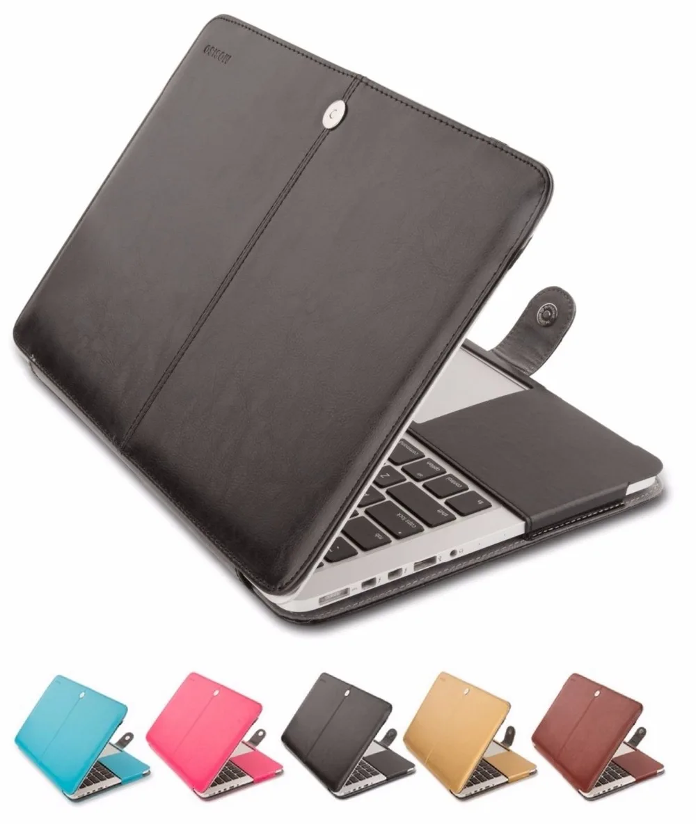 

MOSISO Premium Designer PU Leather Sleeve Cover Case For Macbook Pro 12 13 15inch Retina Display Laptop Bag Case For Apple 12 15