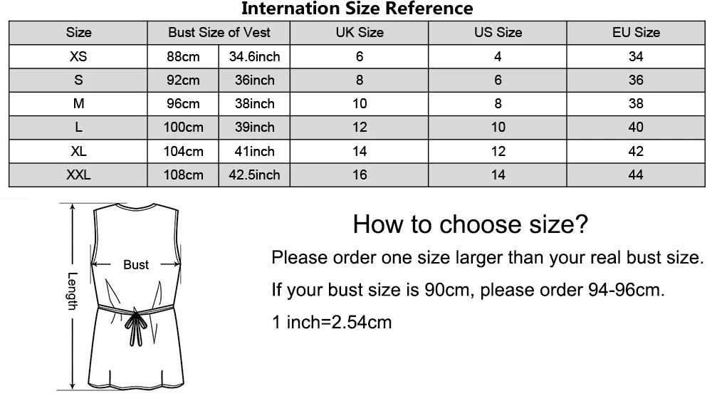 XS-XXL