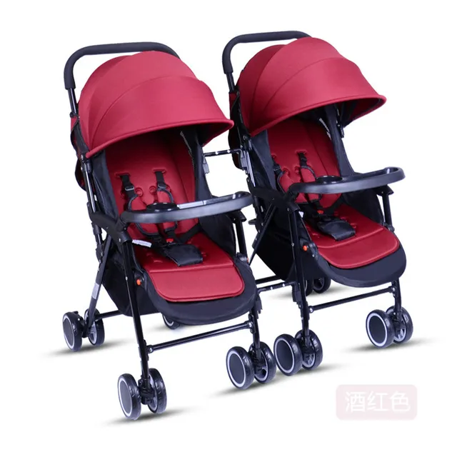 poussette double separable