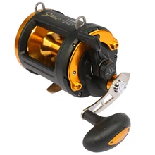 Haibo Sword 640 Long Casting Boat Baitcasting Fishing Reel Carbon Drag Sea Big Game Drum Trolling/Jigging reel 6BB 4.3:1