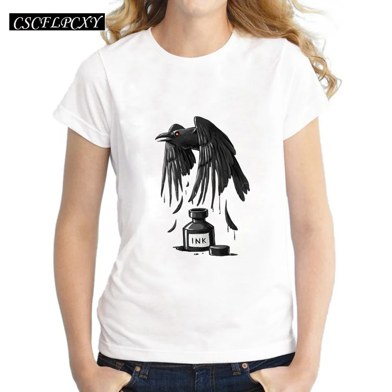 New-arrivals-Ink-Raven-women-customized-t-shirt-novelty-short-sleeve-casual-tee-Ink-Dragon-lady.jpg_640x640