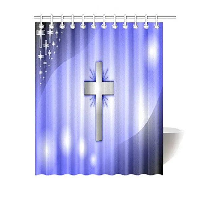 Catholic Christian Religious Church Gifts Cross Waterproof decor Fabric
