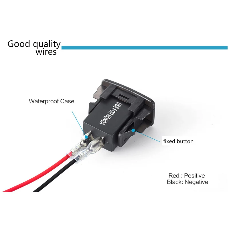 Красная зажигалка с двойным USB зарядным устройством для Honda Accord Civic Jade INSIGHT CR V